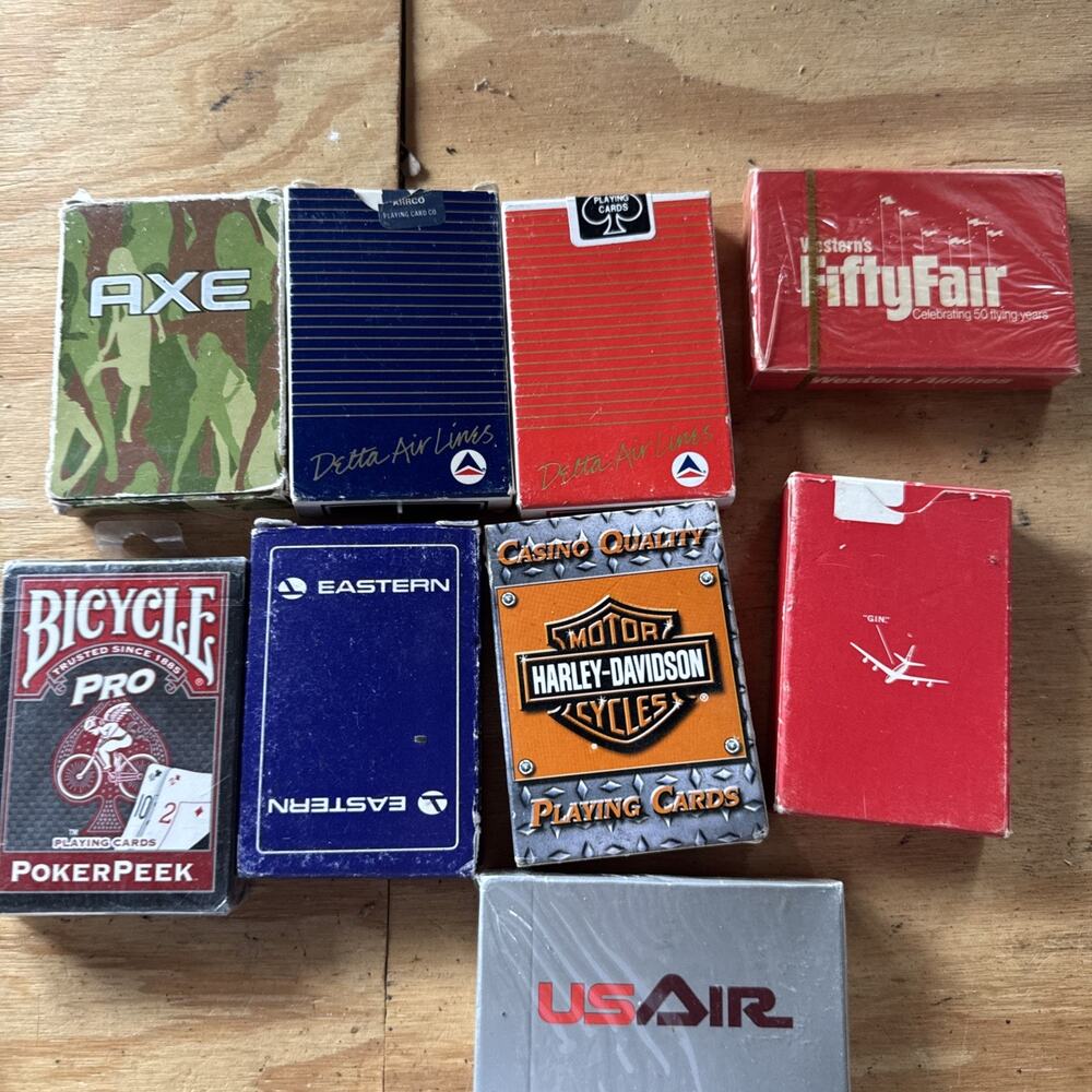 Promotional Trading Card Lot Delta Axe Harley Davidson Fifty Fair Eastern US Air